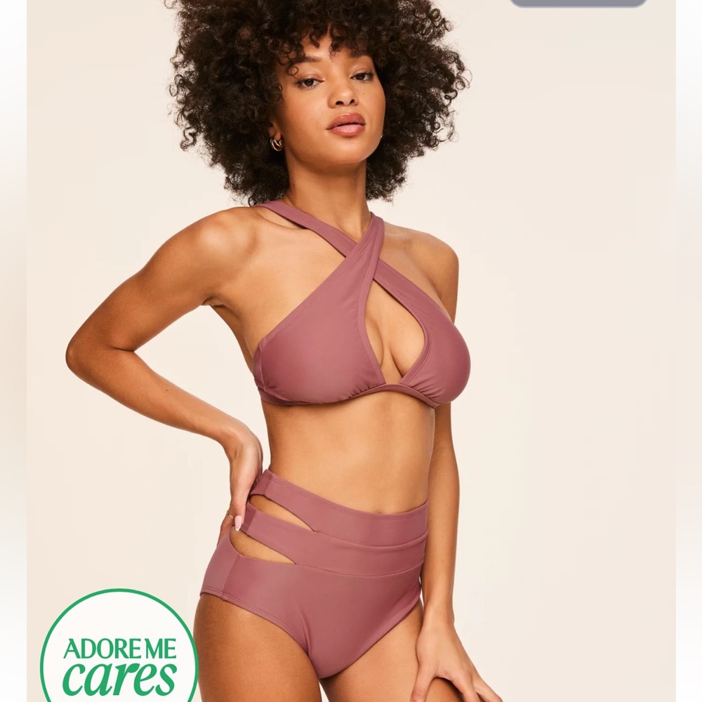 NWT Adore Me Size Medium Demi Contour Bikini